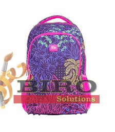 Ghiozdan pentru școală Milan "Fireflies" 21L, 45*30*12 cm, lilac